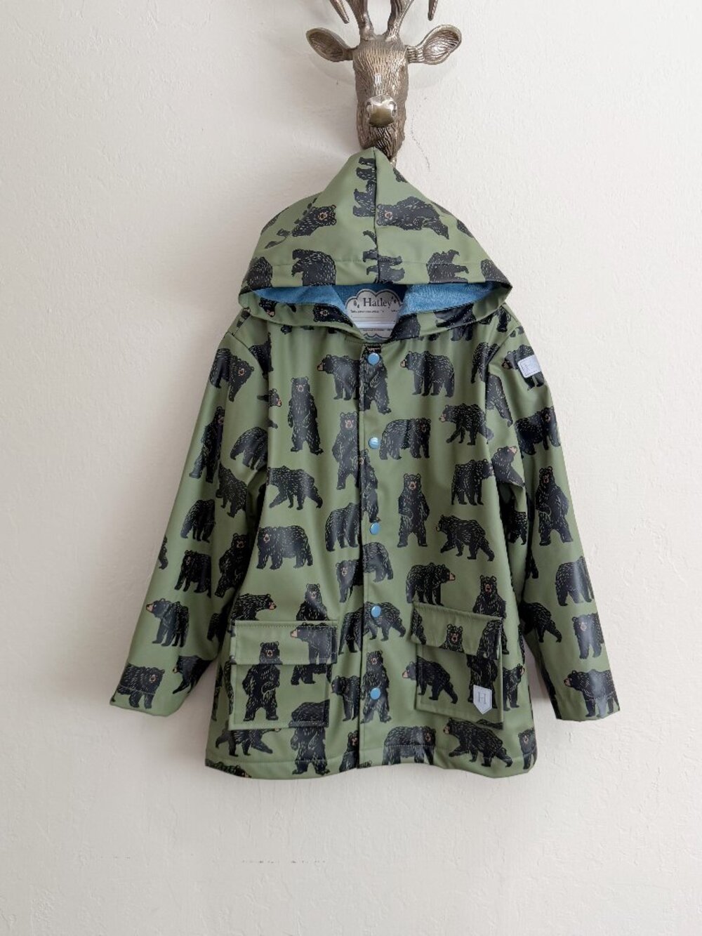 Hatley Wild Bears Rain Jacket / Raincoat • 8 Years